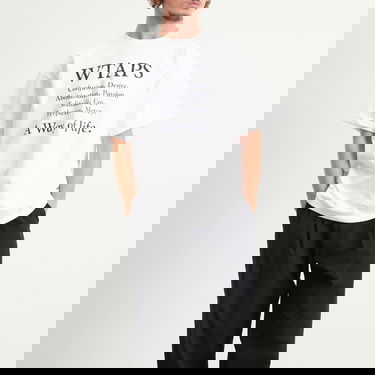 Majica kratkih rukava WTAPS T-Shirt with Philosophical Text Print Bijela | 251ATDT-STM08S-WHT, 2