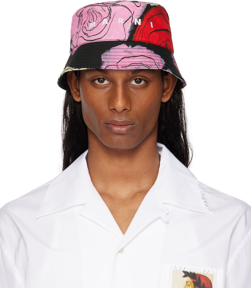 Šešir Marni Marni Orion Print Bucket Hat Višebojno | CLMC0055 SUUTC507