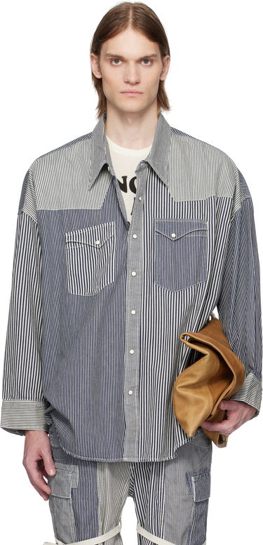 Košulja R13 R13 Oversized Cowboy Shirt Plava | R13MD028-D212A, 0