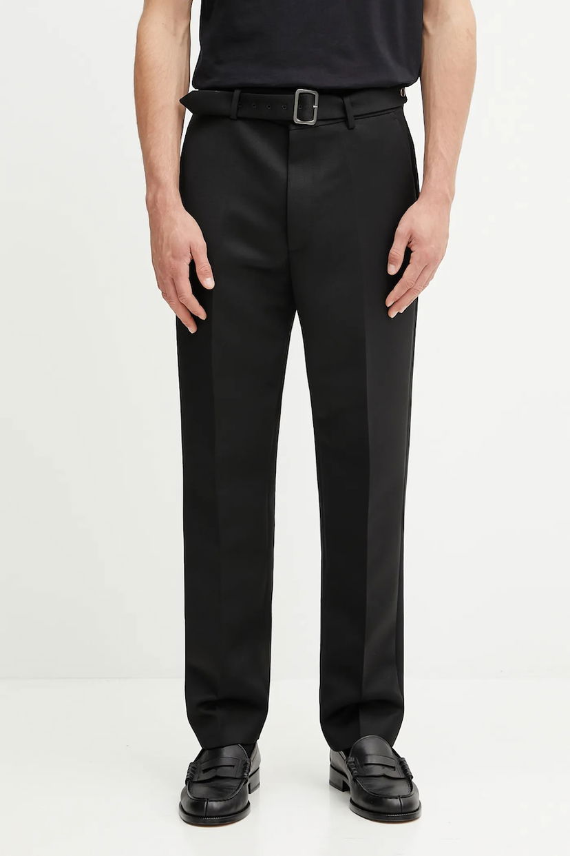 Hlače Maison Margiela MM6 Maison Margiela Wool Trousers Crna | SH2KA0042.M35612.900
