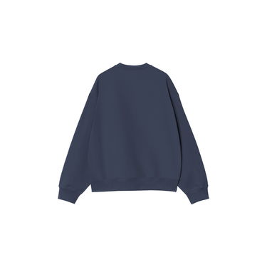 Dukserice Carhartt WIP Label Script Sweatshirt Plava | I034429_7, 3