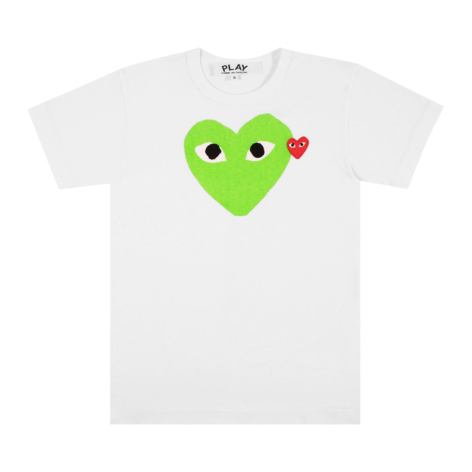 Majica kratkih rukava Comme des Garçons Play T-Shirt With Green Heart Zelena | P1T106 GREE, 1