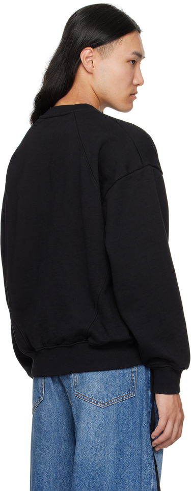 Dukserice Han Kjøbenhavn Han Kjobenhavn Logo Oversized Crewneck Sweatshirt Crna | M-134724, 2