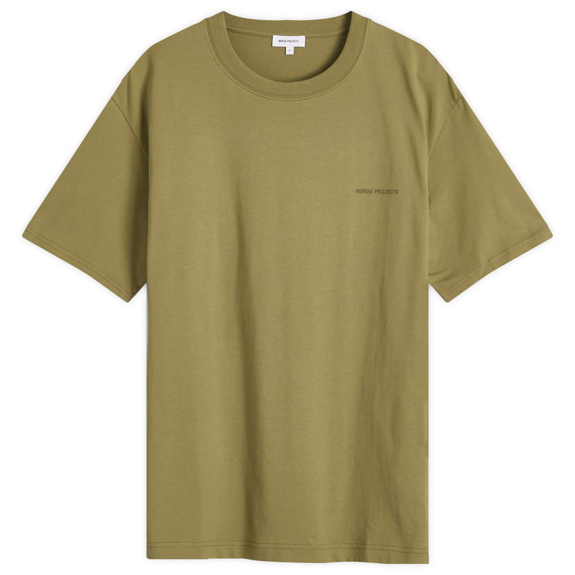 Majica kratkih rukava NORSE PROJECTS Norse Projects Johannes Logo T-Shirt, Size Large Zelena | N01-0684-8037