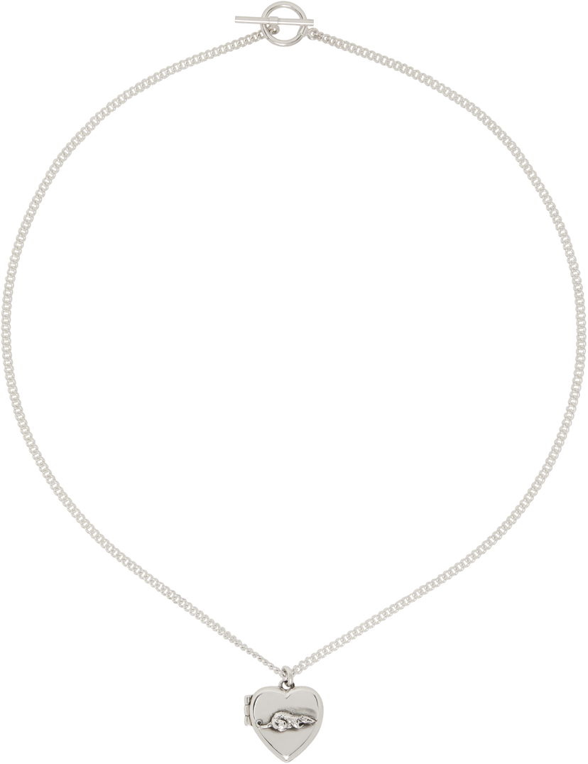 Ogrlica Enfants Riches Déprimés Rat Locket Necklace Metalik | 140-221