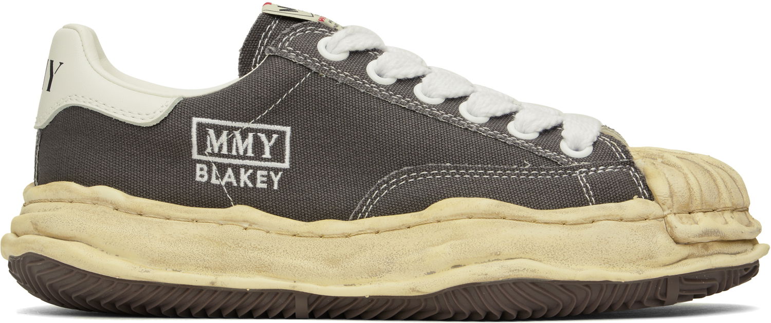 Tenisice i cipele Maison MIHARA YASUHIRO Blakey OG Dyed Sole Canvas Low-Top Siva | A13FW728, 0