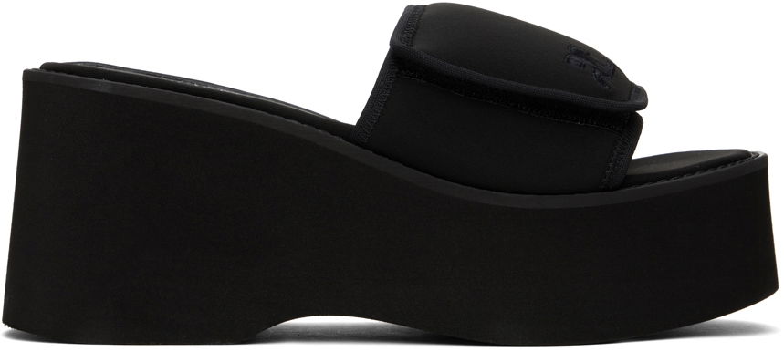 Tenisice i cipele Courrèges Scuba Wave Platform Sandals Crna | 124SSD007NE0005, 0