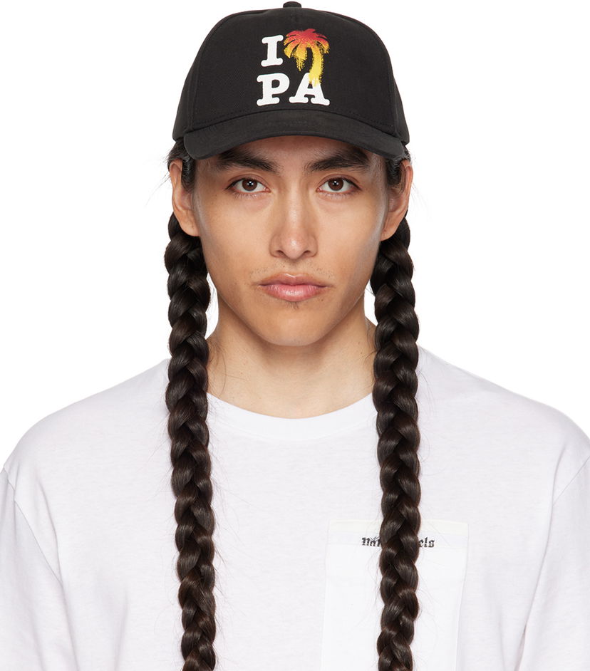 Kapa Palm Angels I Love PA Crna | PMLB094F23FAB0061001