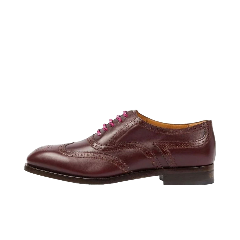Tenisice i cipele Gucci Lace-up Shoes Burgundy Smeđa | 723694 1W600 6039