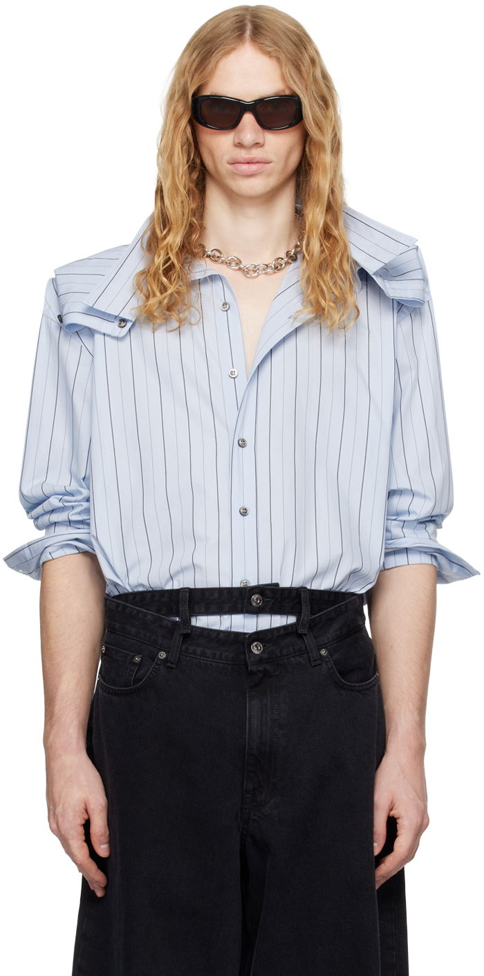 Košulja Y/PROJECT Chain Shirt Plava | 101SI001