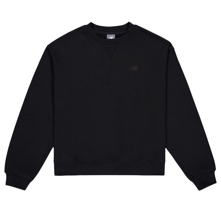 Dukserice New Balance Athletics French Terry Crew Sweatshirt Crna | WT41500-BK