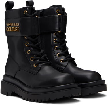 Tenisice i cipele Versace Versace Jeans Couture Logo Hardware Boots Crna | E79VA3S64_E71570, 3