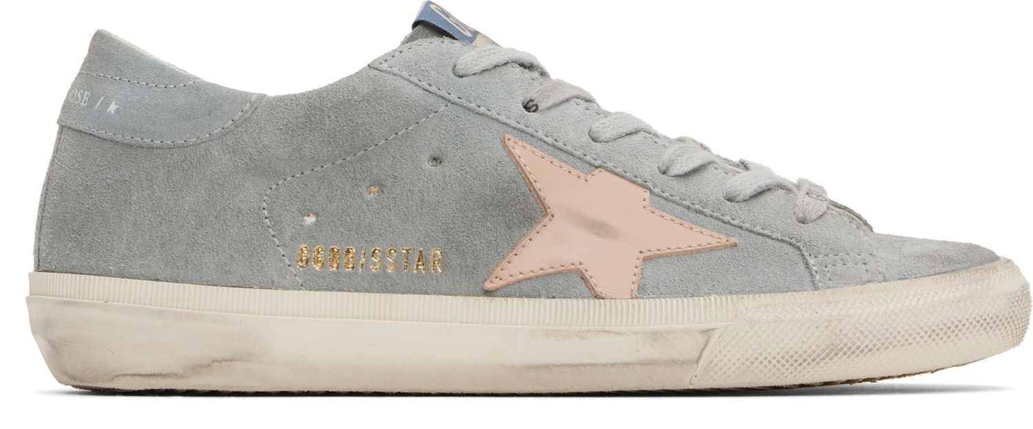 Odjeća Golden Goose Golden Goose Super Star Double Foxing Siva | GWF00666.F006782.60569, 0