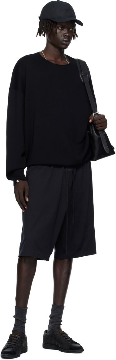 Džemper Fear of God Fear of God ESSENTIALS Long Sleeve Crewneck Sweater Crna | 192SP256490F, 3