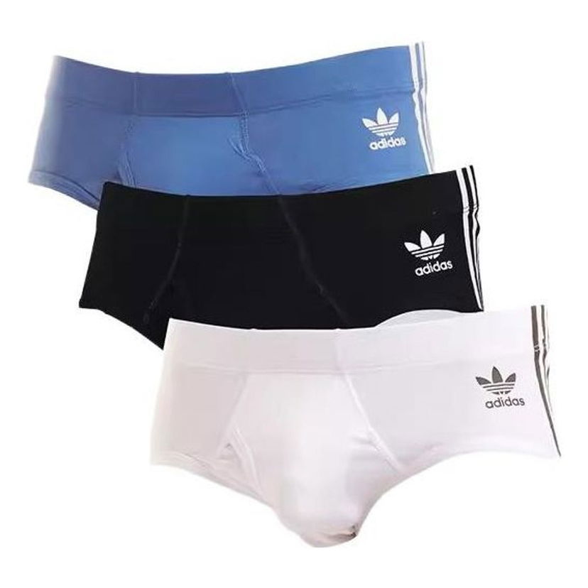 Bokserice adidas Originals Originals 3 Stripe Briefs Plava | 4A1M50-909