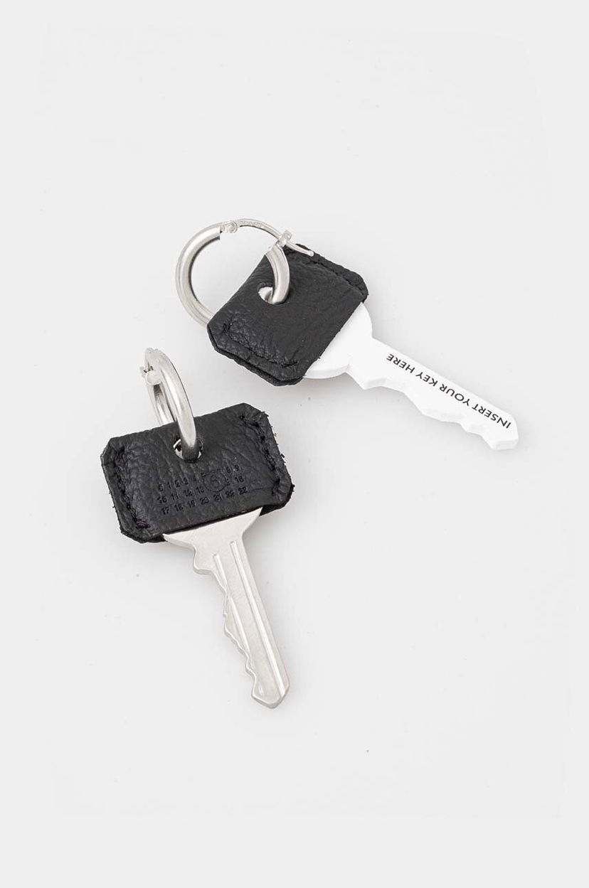 Privjesci za ključeve Maison Margiela Key Earrings Crna | SM7VG0069.P6615
