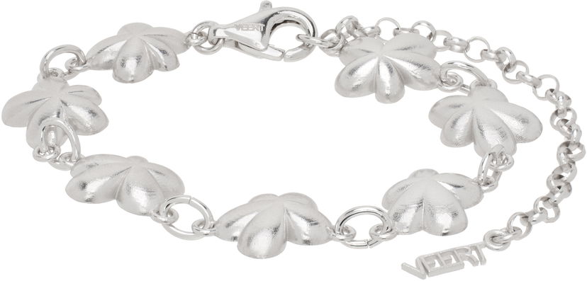 Narukvica VEERT Flower Bracelet Bijela | BR02RH-WG
