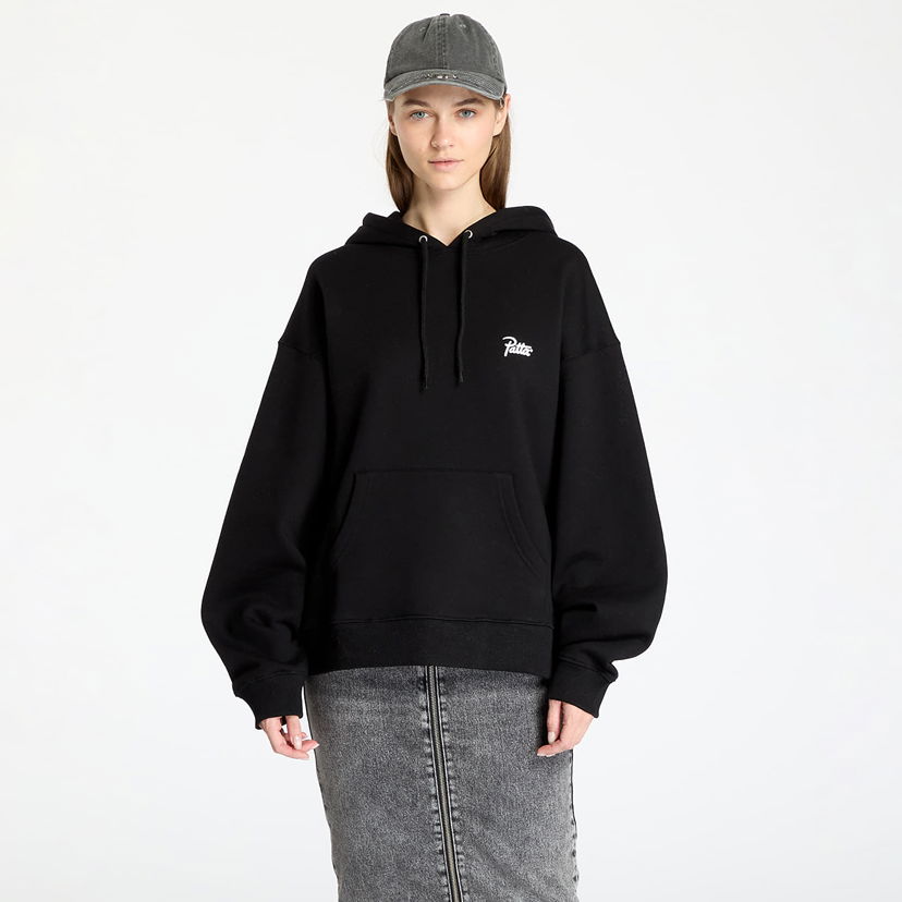 Dukserice Patta Patta Bark Boxy Hoodie Crna | POC-SS25-2050-325-0009-001