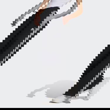 Trenirka adidas Originals Essentials 3-Stripes French Terry Wide Joggers Crna | HZ5747, 1