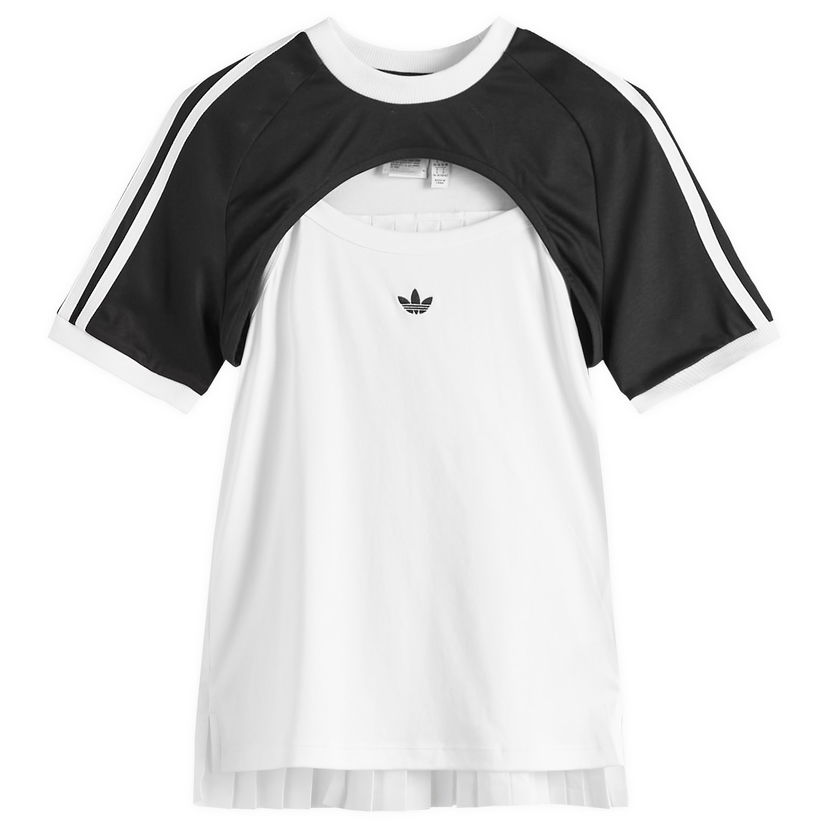 Majica kratkih rukava adidas Originals Women's Originals R3CD Cali Shrug T-Shirt, Size Large Bijela | JZ6784