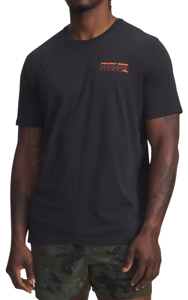 Majica kratkih rukava Under Armour Project Rock Q4 1 Short Sleeve Graphic T-Shirt Crna | 6005034-002