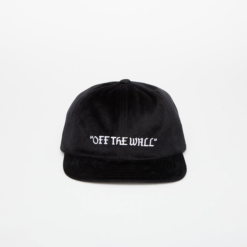 Kapa Vans Vans Off The Wall Jockey Cap Crna | VN000Q9ZBLK1