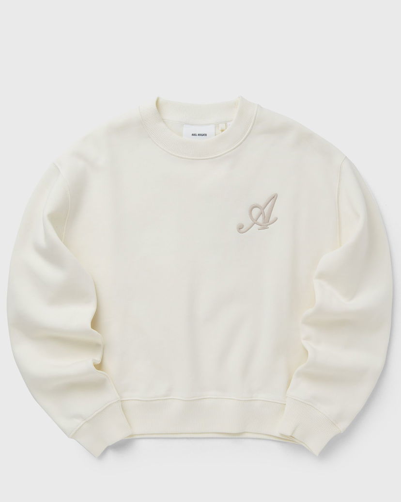 Dukserice AXEL ARIGATO Strand Embroidered Sweatshirt Bijela | A2839001