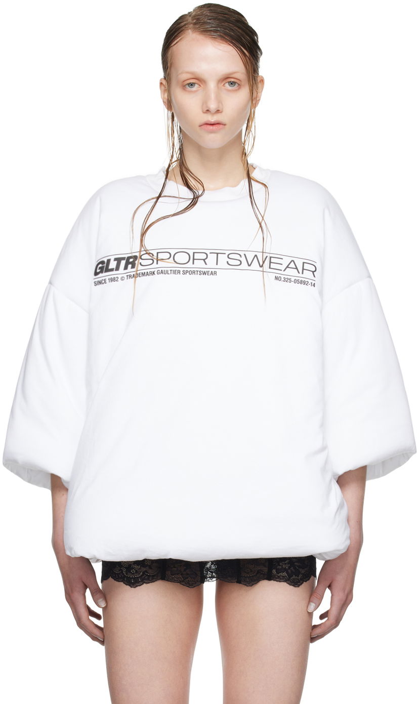 Majica kratkih rukava Jean Paul Gaultier Shayne Oliver Edition Graphic Print T-Shirt Bijela | 24/27-U-TS074I-J063-01
