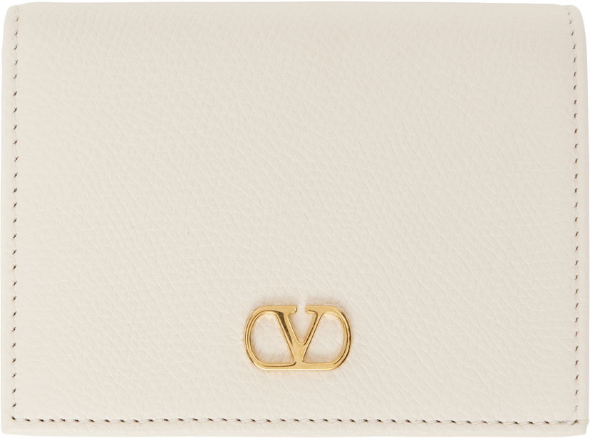 Novčanik Valentino Valentino Garavani VLogo Signature Grainy Calfskin Wallet Bež | 6W2P0AJ3SNP