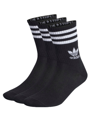 Čarape adidas Originals Mid Cut Crew Socks – 3 pack Crna | IL5022
