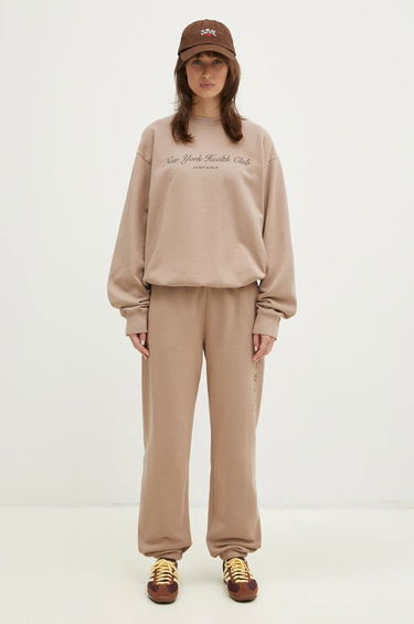 Trenirka Sporty & Rich Sporty & Rich NY Health Club Printed Sweatpants Smeđa | PA036512043BE05, 4