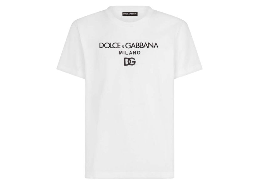 Majica kratkih rukava Dolce & Gabbana Cotton DG Embroidery and Patch T-shirt White Bijela | G8NC5ZG7B9XW0800