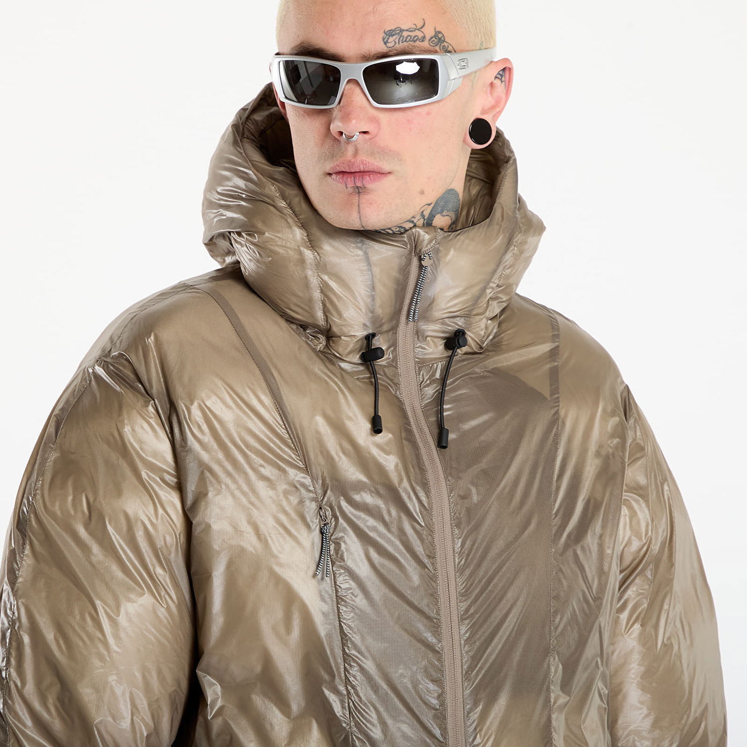 Pernata jakna ROA Translucent Puffy Synthetic Down Jacket L Bež | RBMW0541FA356 BEG0002, 1