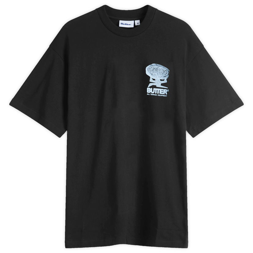 Majica kratkih rukava Butter Goods Terrain Graphic Tee Crna | BG252107-BLK