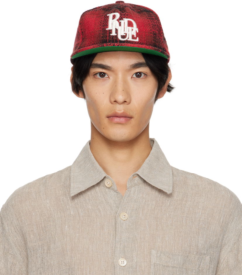 Kapa Rhude Rhude Scramble Logo Cap Crvena | RHPF25HA01744