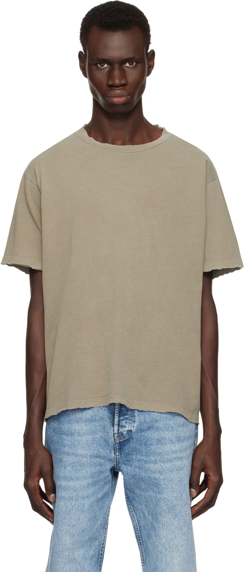 Majica kratkih rukava John Elliott John Elliott Folsom Cropped T-Shirt Zelena | A290M3753A