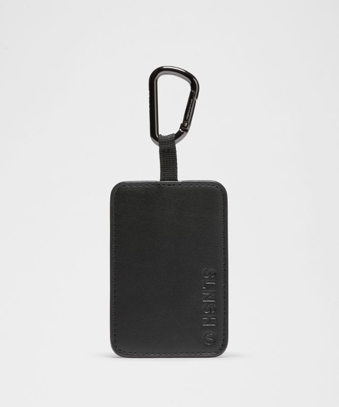 Privjesci za ključeve lululemon Leather Alternative Tag with Carabiner SLNSH Collection Crna | prod11870532, 0