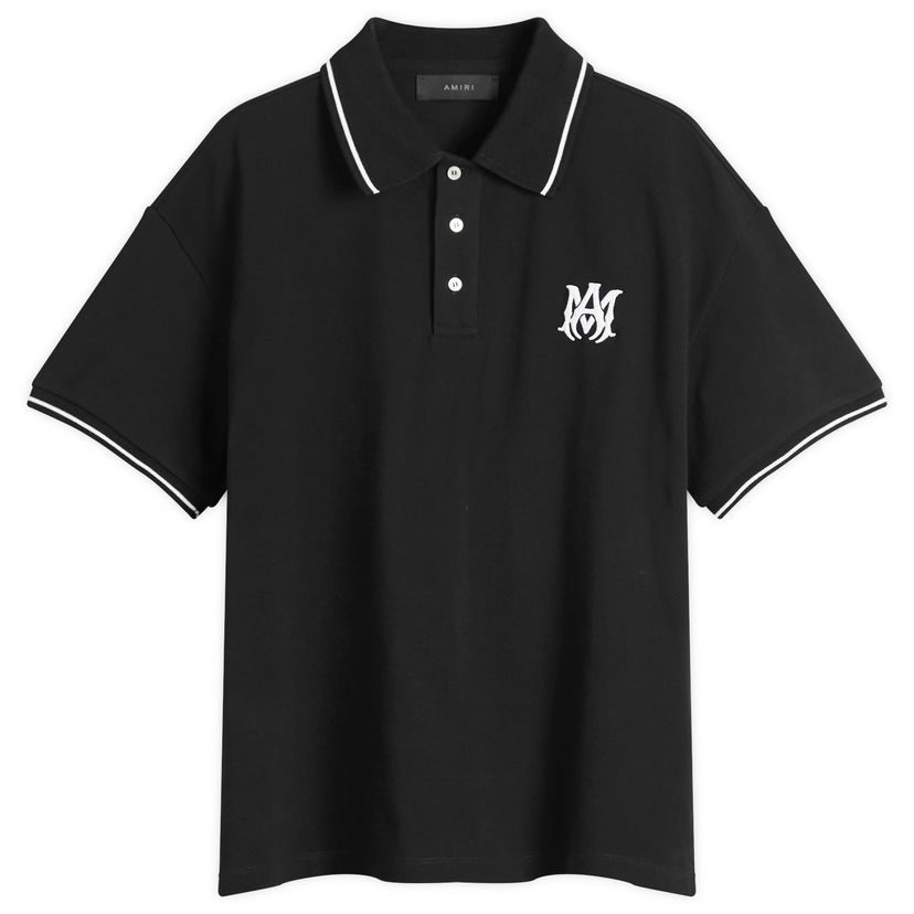 Polo majica AMIRI Amiri MA Core Logo Polo, Size Large Crna | AMJYPO1009-Black