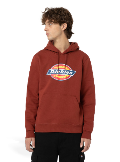 Dukserice Dickies Icon Logo Hoodie Tamnocrvena | 0A4XCB