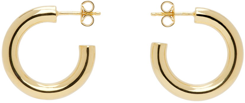 Naušnice LEMAIRE Lemaire Small Classic Hoop Earrings Žuta | JW0088 LO0050