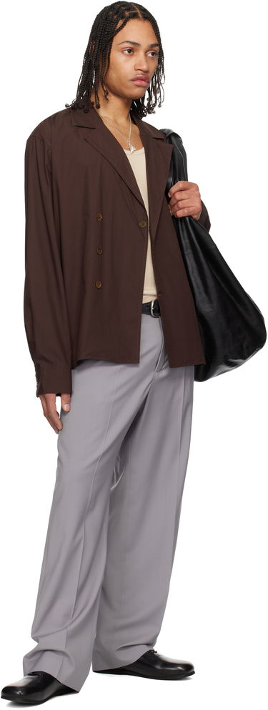 Jakna OUR LEGACY Our Legacy Duo Shirt Jacket Smeđa | M2252DH, 4