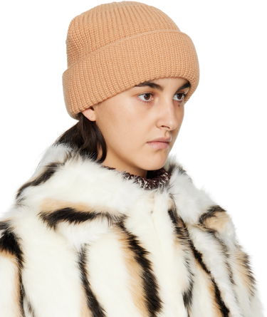 Kapica ADER ERROR Logo Ribbed Beanie Bež | BLAFWBE03CM, 1