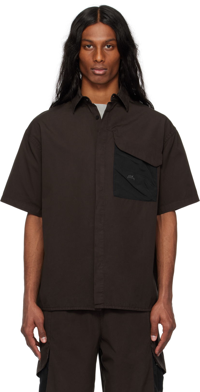 Košulja A-COLD-WALL* A-COLD-WALL* Brunswick Short Sleeve Shirt Crna | ACWMSH167