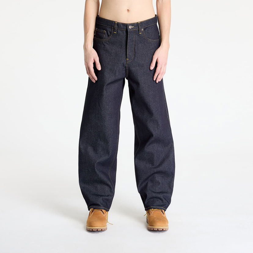 Jeans Pleasures PLEASURES Formula Baggy Jeans Plava | P25SP043 INDIGO