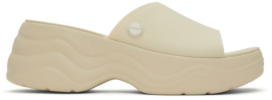 Tenisice i cipele Crocs Skyline Slides "Off-White" Bež | 208182, 0