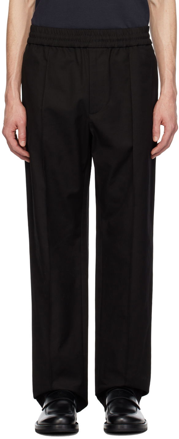 Hlače Valentino Pinched Seam Trousers Crna | 4V3RB0Q89UA