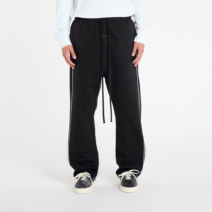 Trenirka Fear of God Fear of God Essentials Relaxed Sweatpants with Piping Crna | 130SP258060F-378