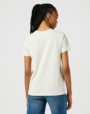 Majica kratkih rukava Wrangler Wrangler Round Tee Bijela | 112350191:XXL