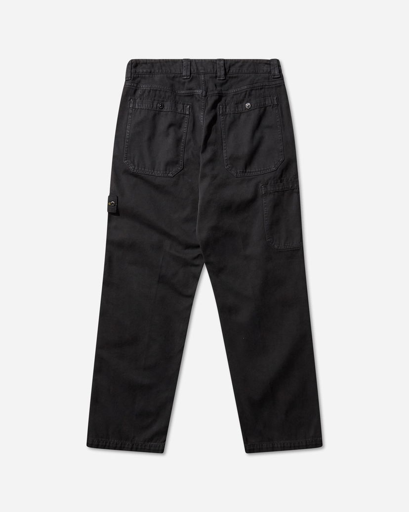 Hlače Stone Island Broken Twill OLD Effect Pants Crna | K2S15-3100008-S0184 V0129
