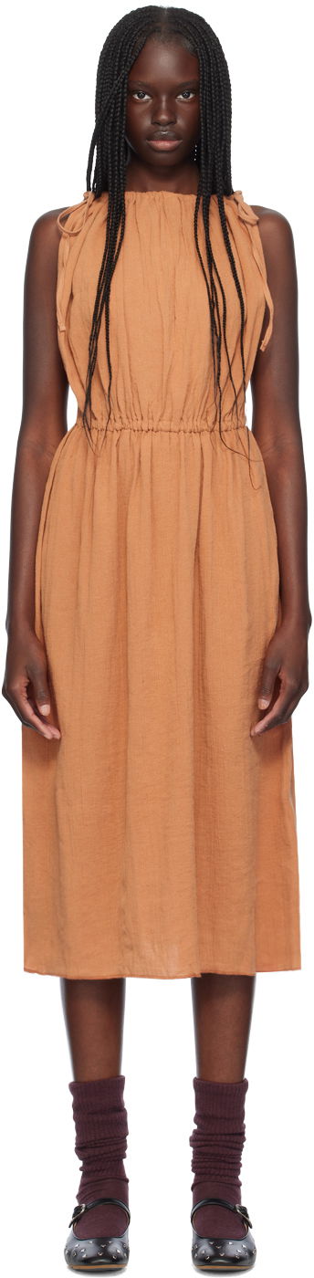 Haljina Baserange Midi Sleeveless Dress Narančasta | DRDI-CL-AU24